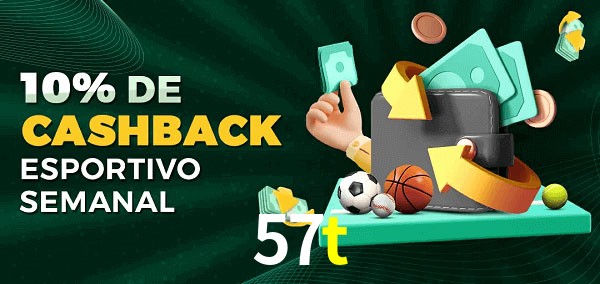 10% de bônus de cashback na 57t